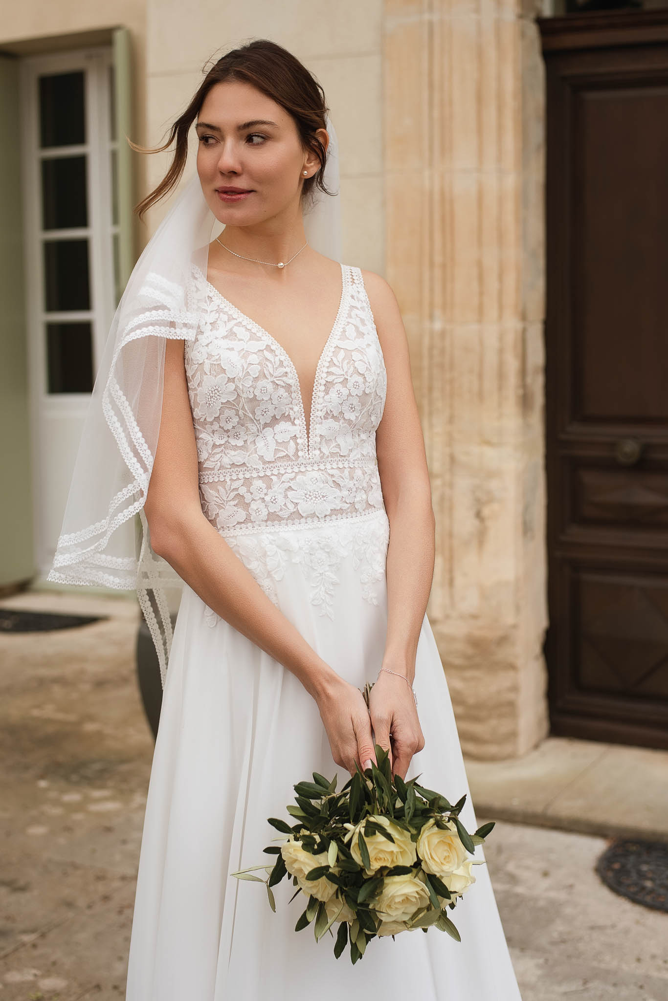 Le Jour de Notre Oui Ilka robe de mariée sirène ivoire