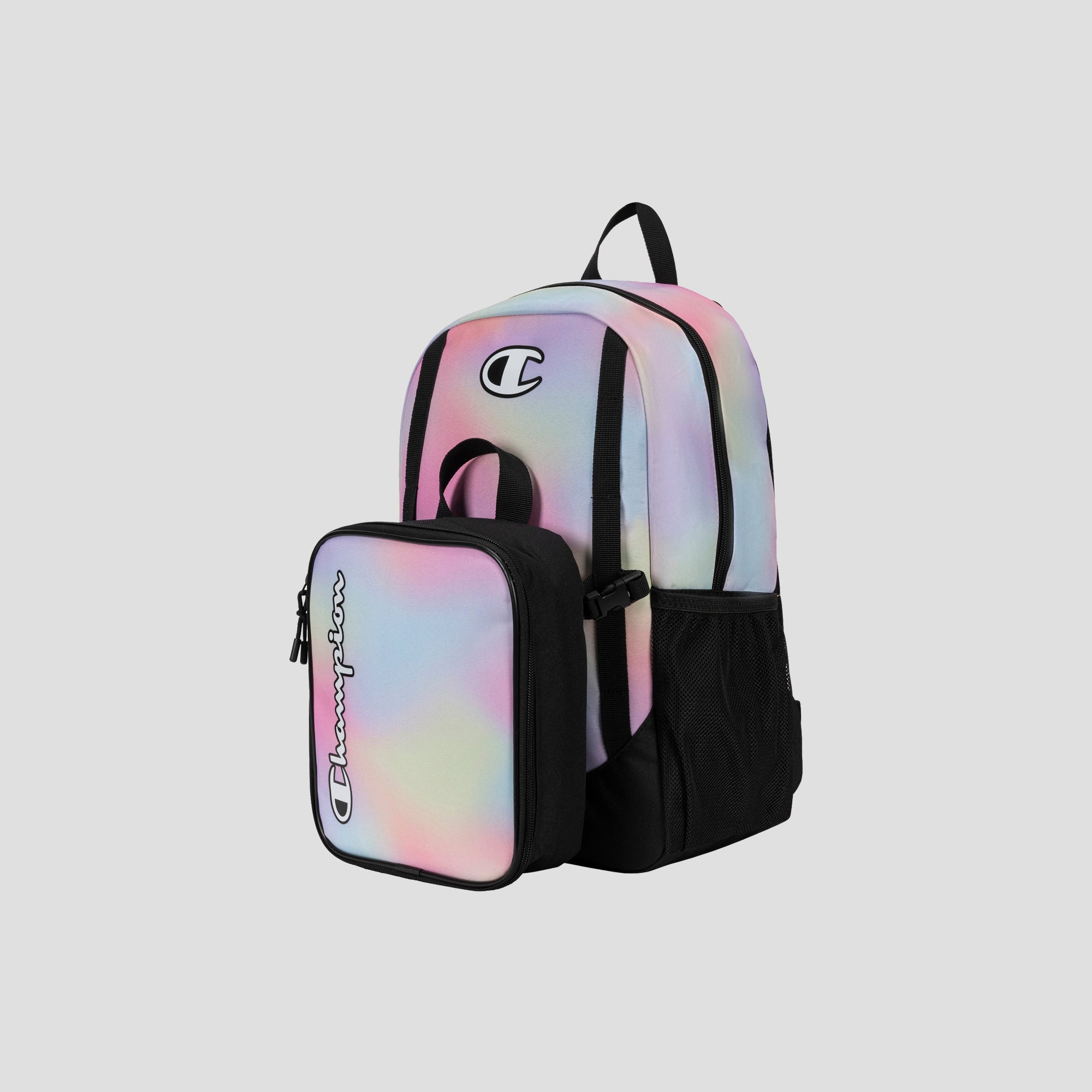 Champion Mode Lunch Kit sac à dos enfant Pink Black + lunch box