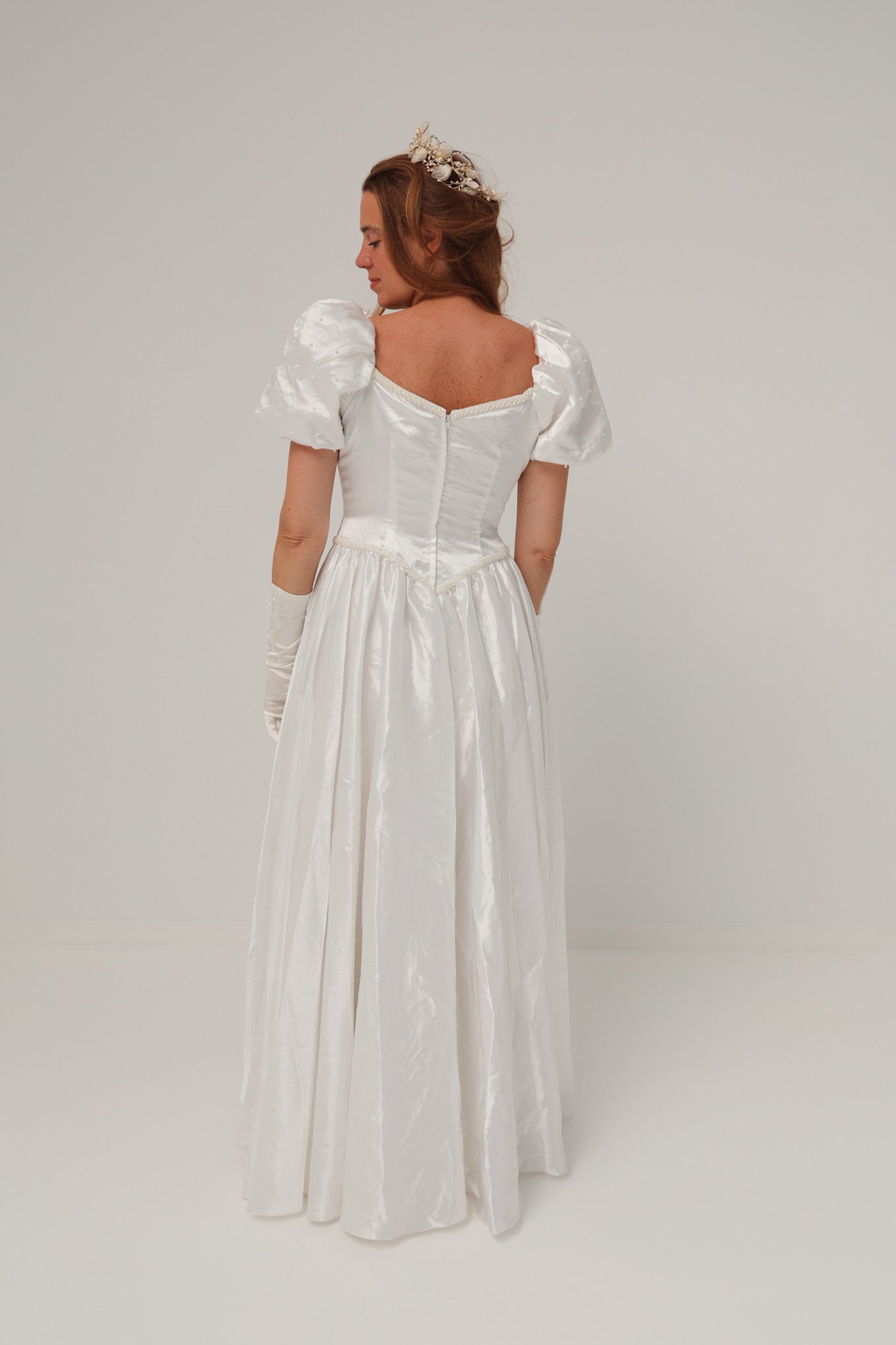Solène Gisèle Blanche robe de mariée taille 38 perlée