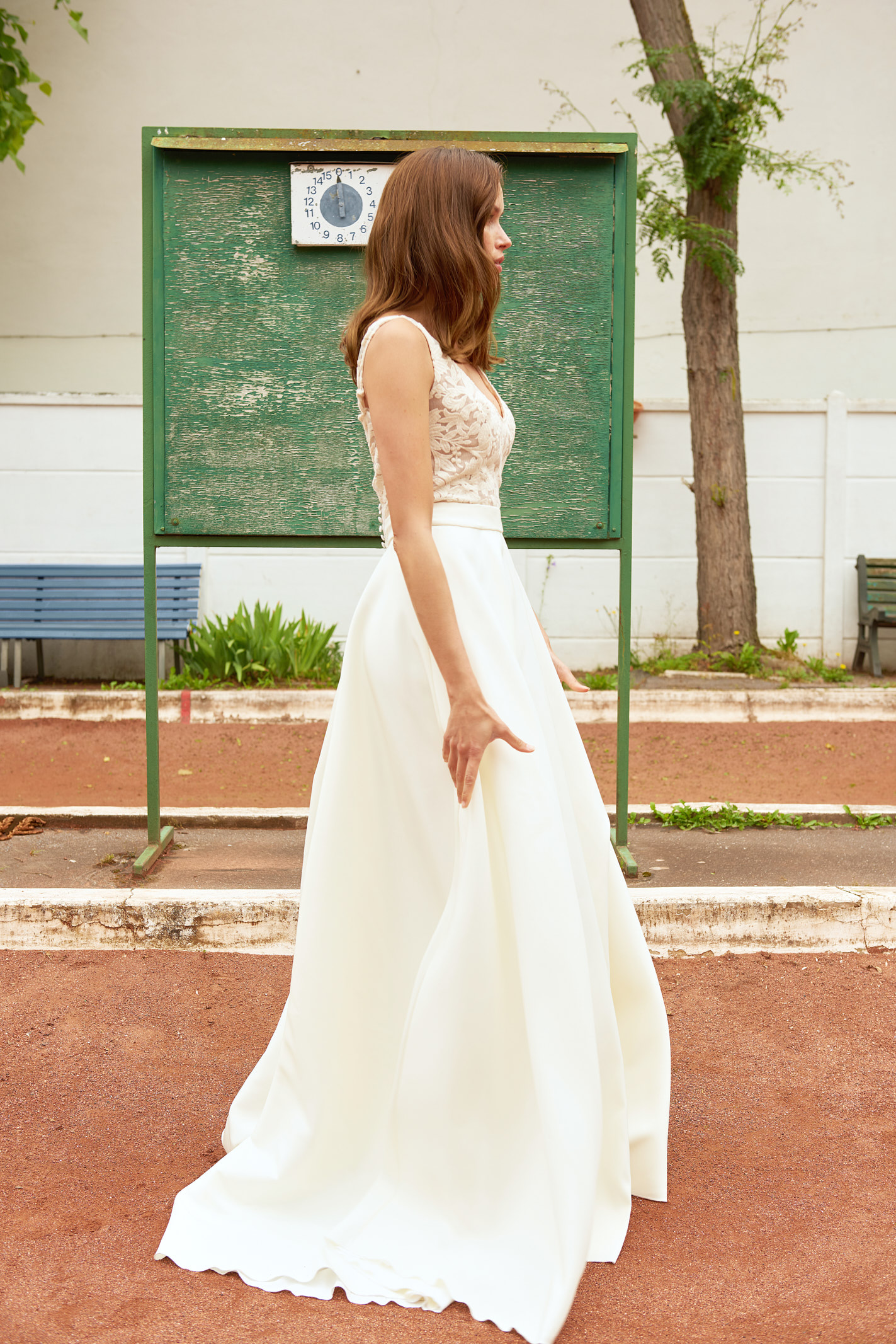 Maison Floret Sur-mesure Earl robe tulle satin