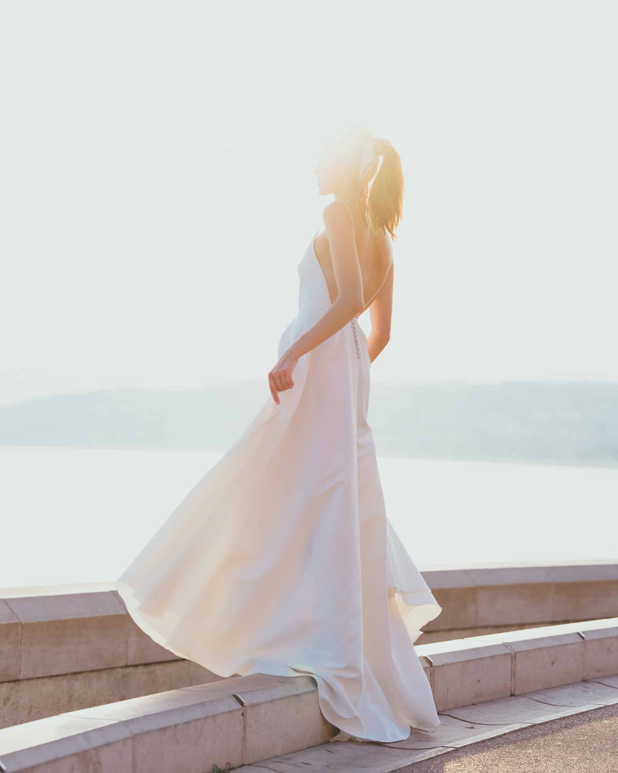 Maison Floret Sur-mesure Federico robe de mariée satin
