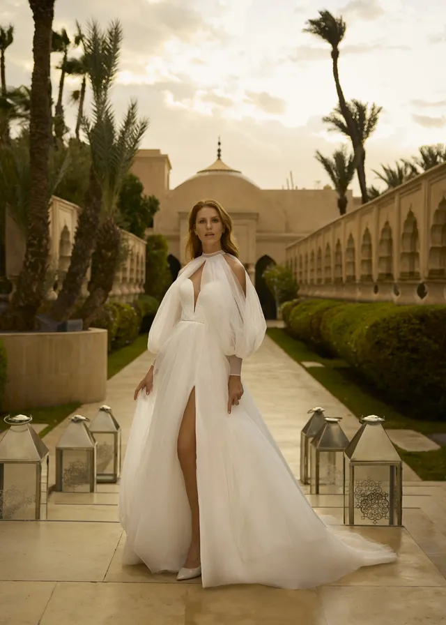 Hervé Paris Cherish Love Chrystal robe de mariée ivoire princesse