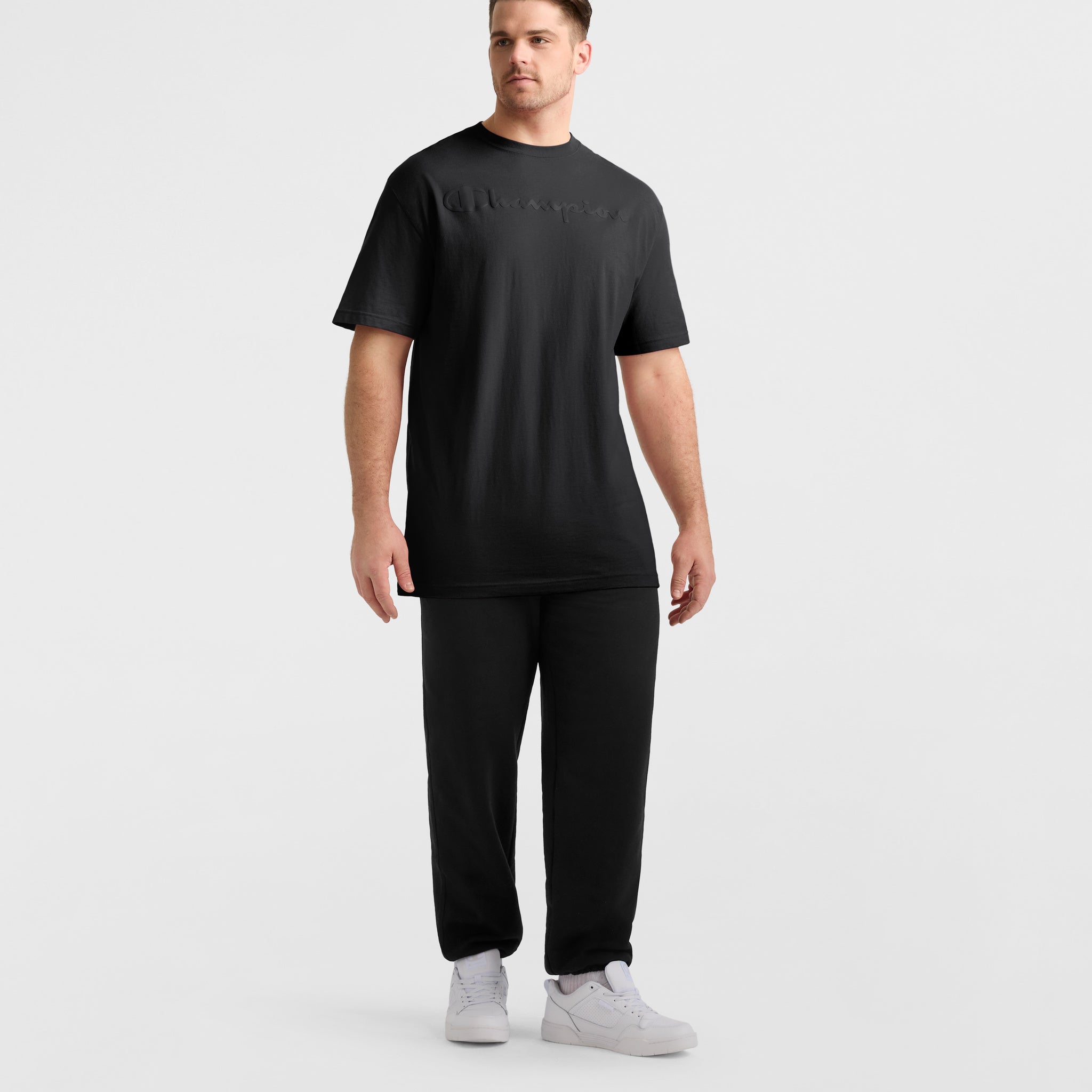 Champion Classic Graphic Big Tall t-shirt homme noir coton