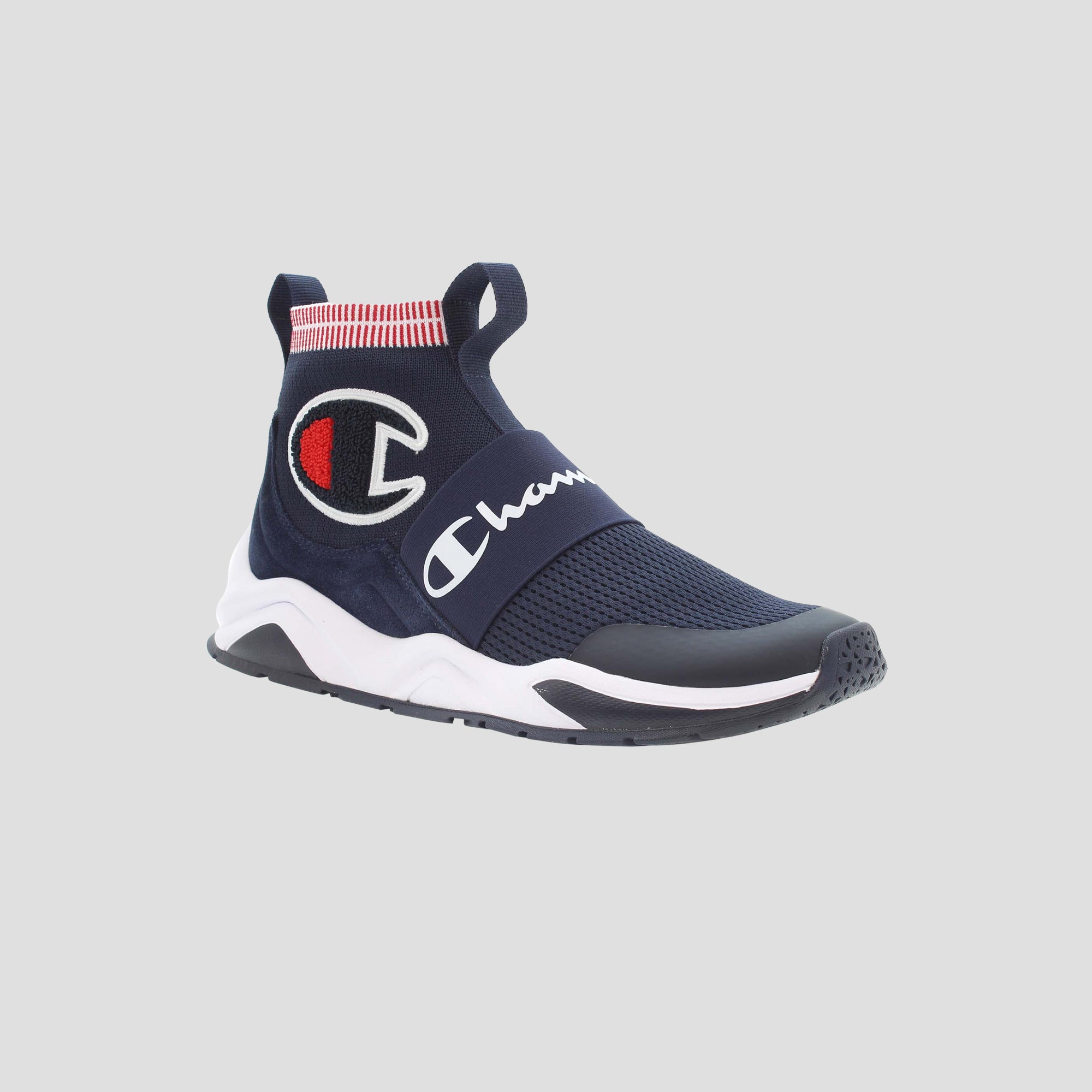 Champion Rally Pro Basket montante Homme Bleu Marine knit