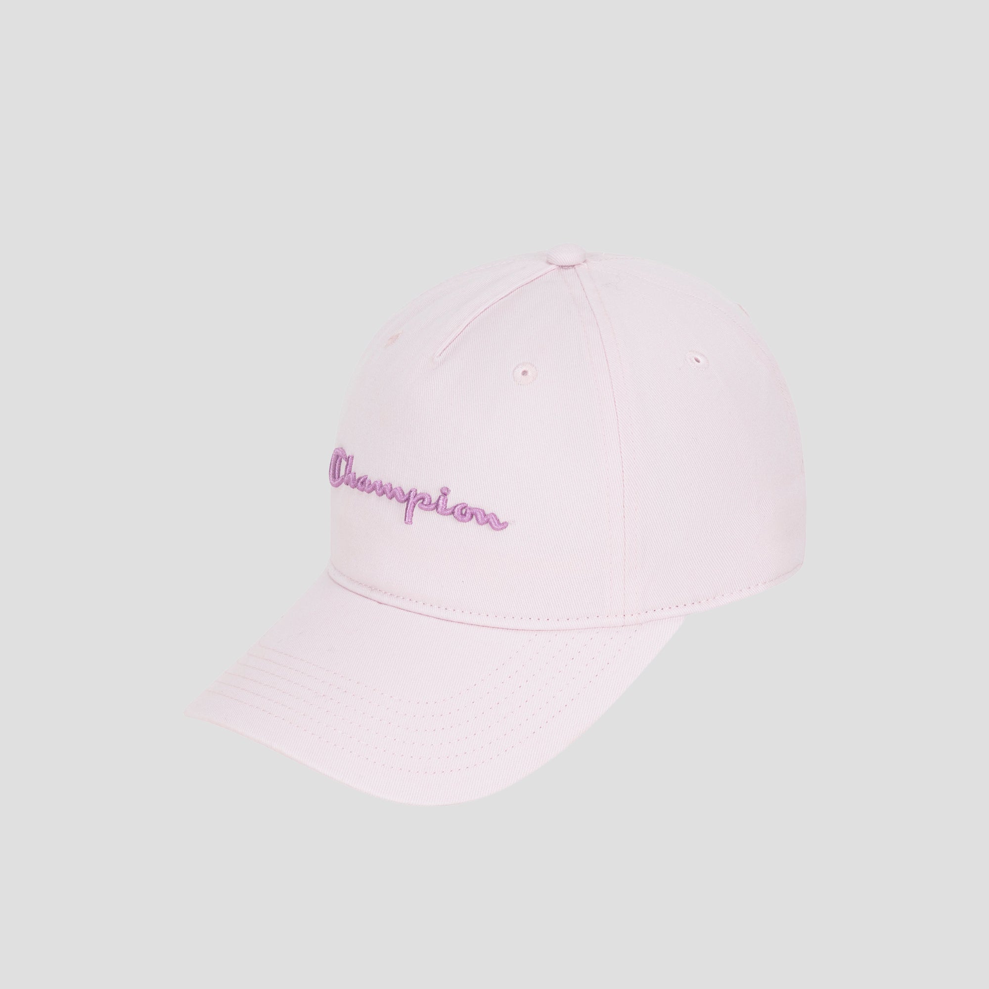 Champion Script Embroidery Adjustable Cap casquette rose coton