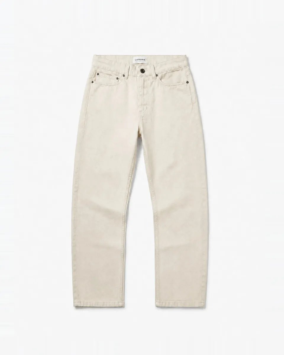 Lafaurie Brady jean droit denim écru 100% coton