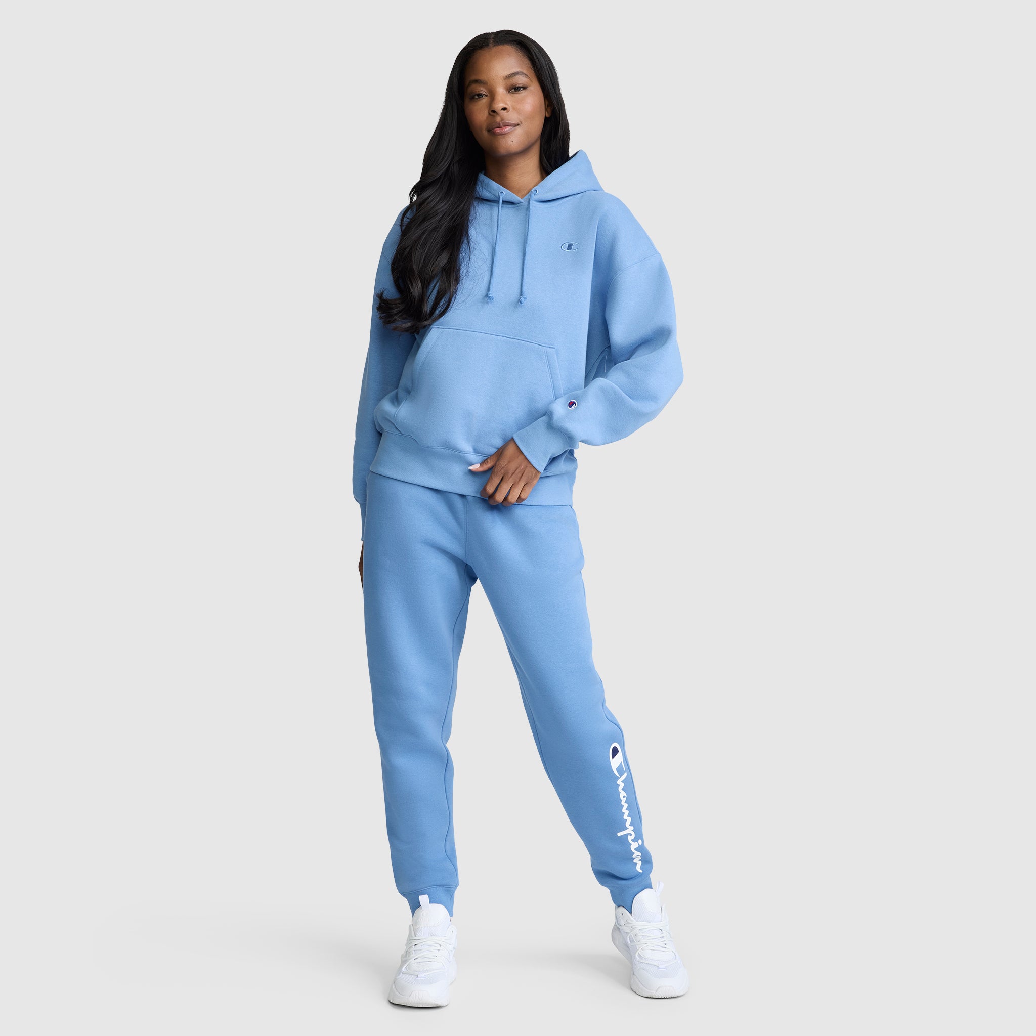 Champion Powerblend Joggers Classic Script jogging Riviera molleton