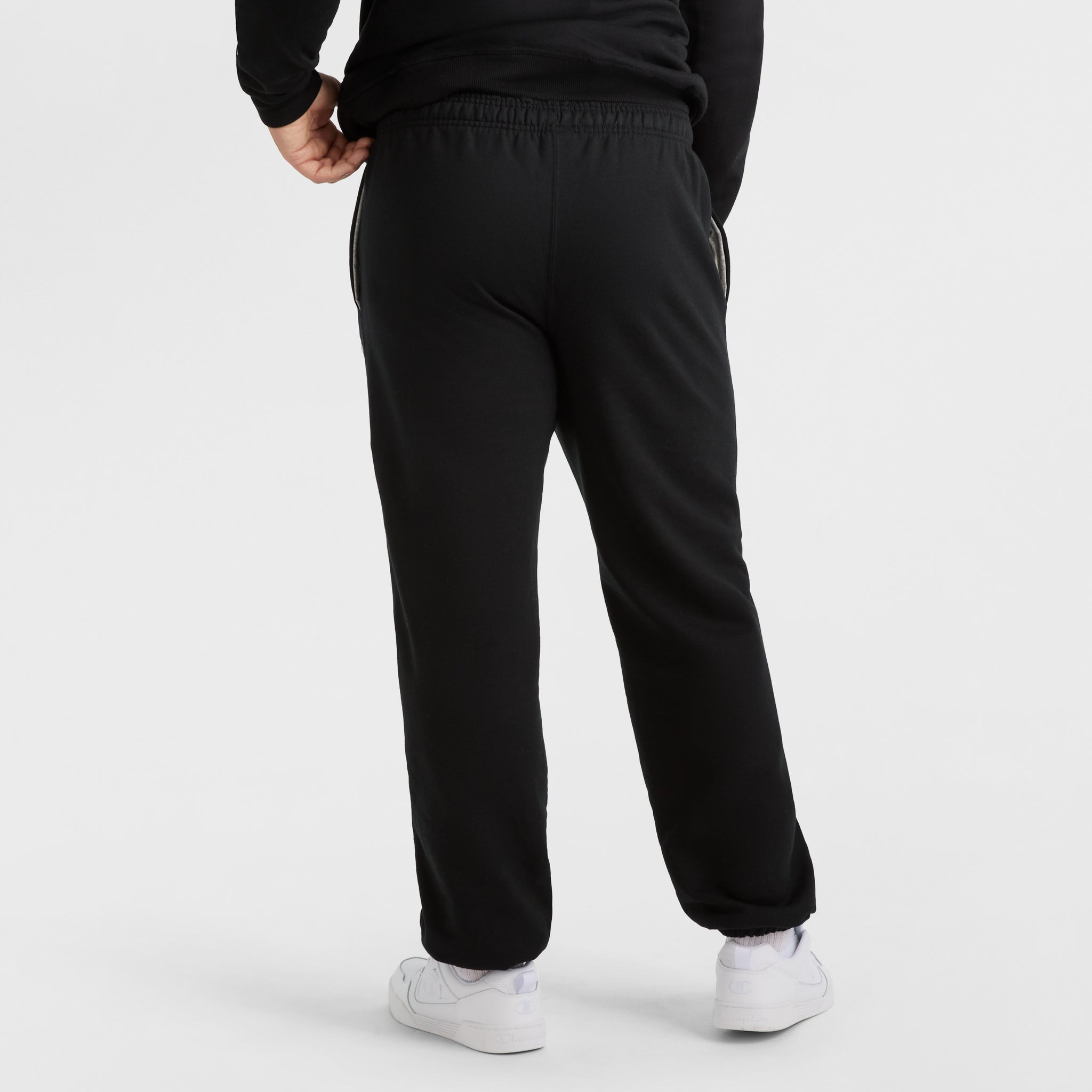 Champion Powerblend Pantalon Jogging Noir Cinched Bottom