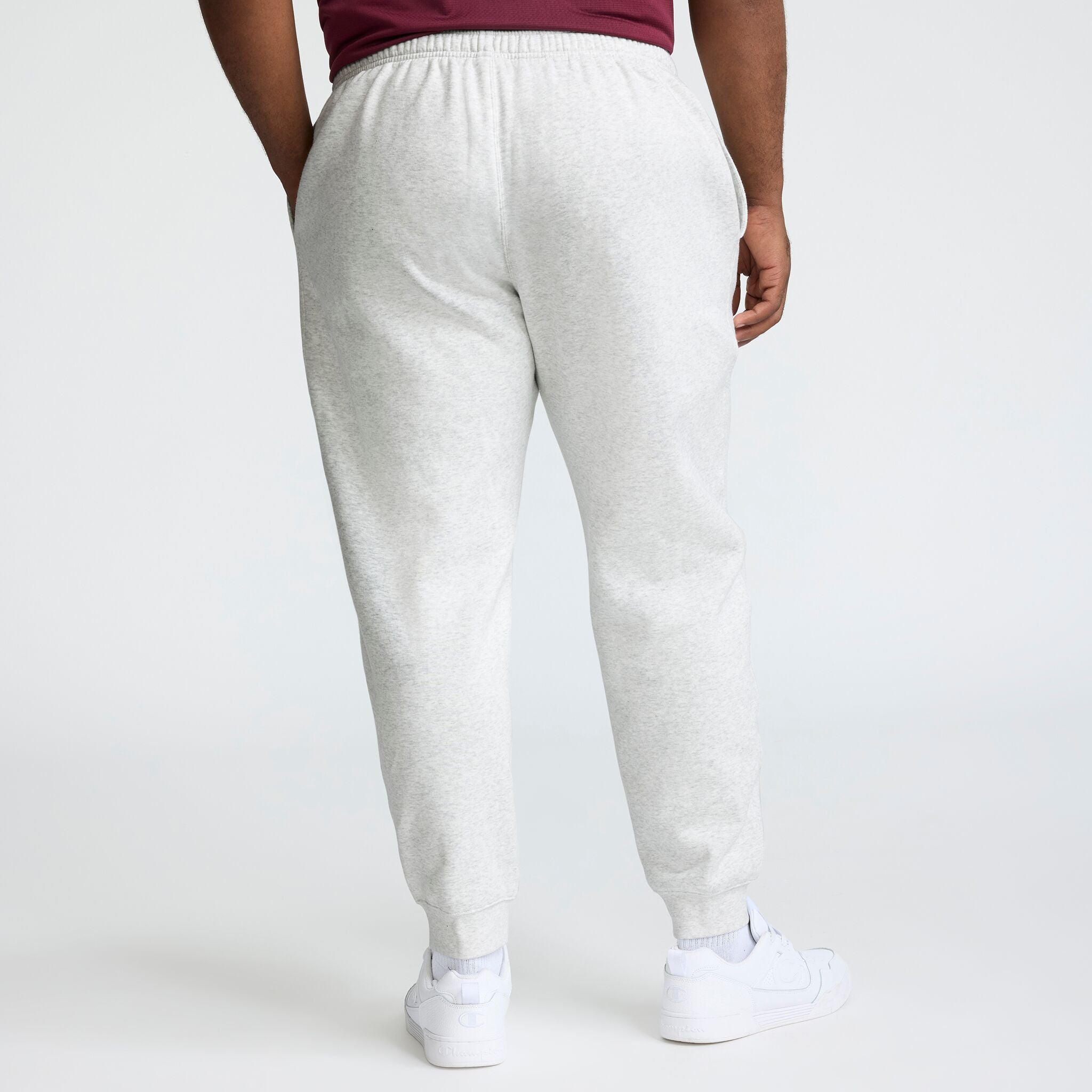 Champion Powerblend Jogger C Logo homme gris clair grande taille