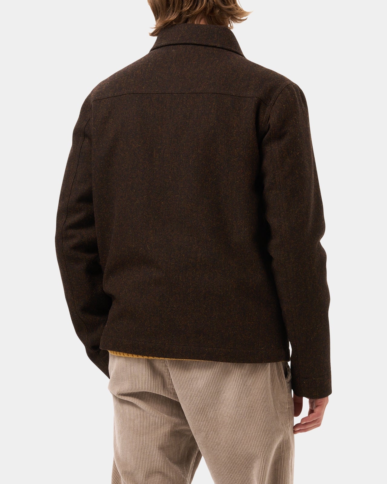 LAFAURIE RIVOLI Tweed blouson noir cuivre laine vierge