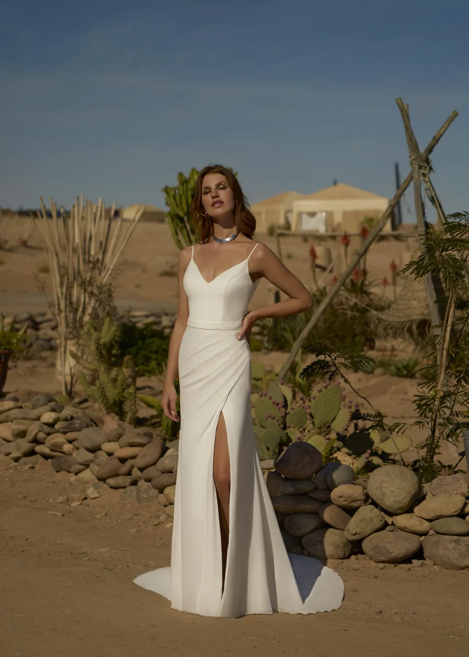 Hervé Paris Cherish Love Celeste robe de mariée cérémonie