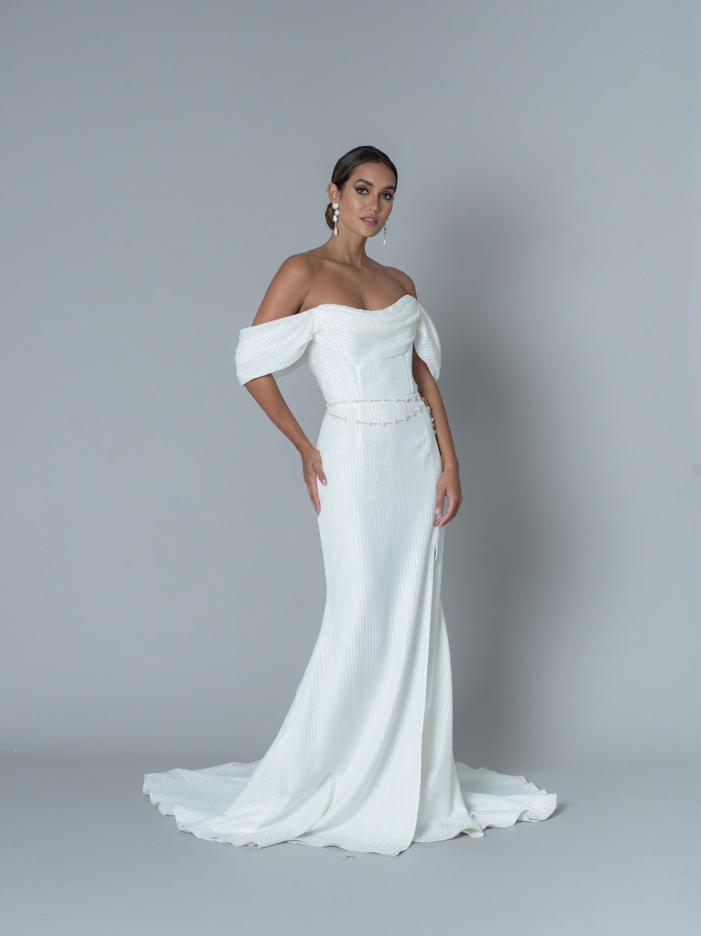 Rime Arodaky Bridal Bruni robe de mariée bustier froissé