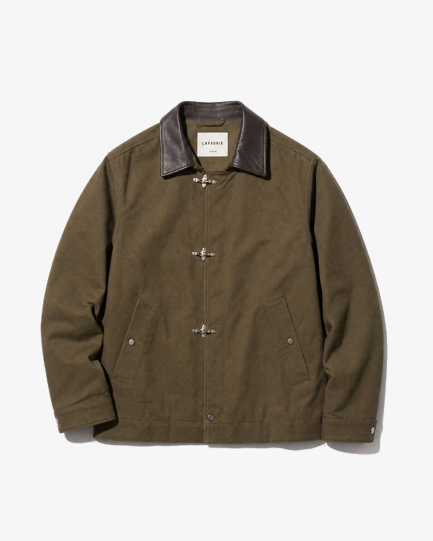LAFAURIE VASSILY veste coton enduit kaki militaire