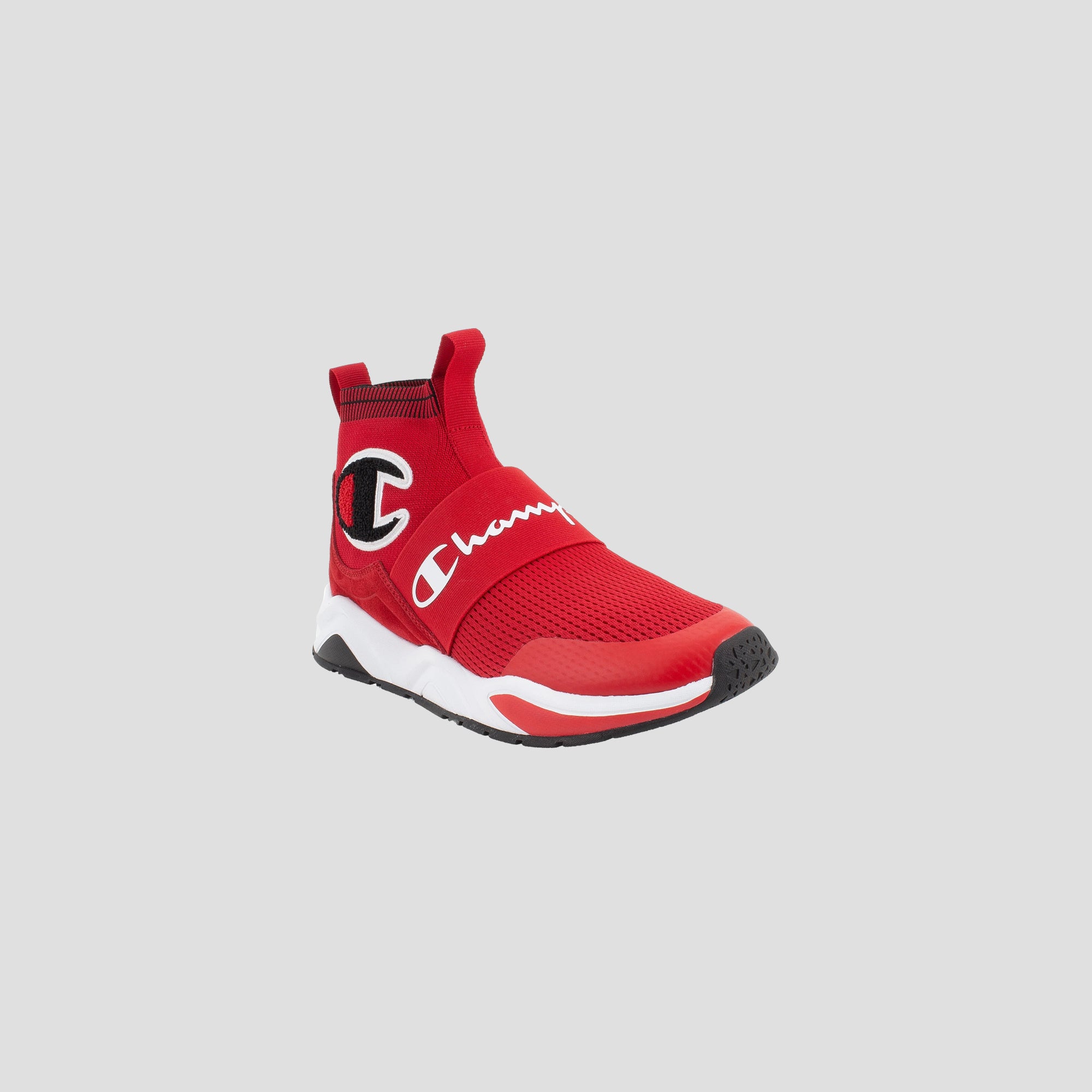 Champion Rally Pro Basket montante Homme Rouge knit EVA