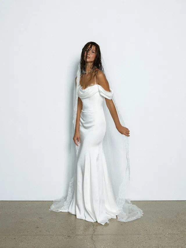 Rime Arodaky Bridal Venus robe mariée satin traîne