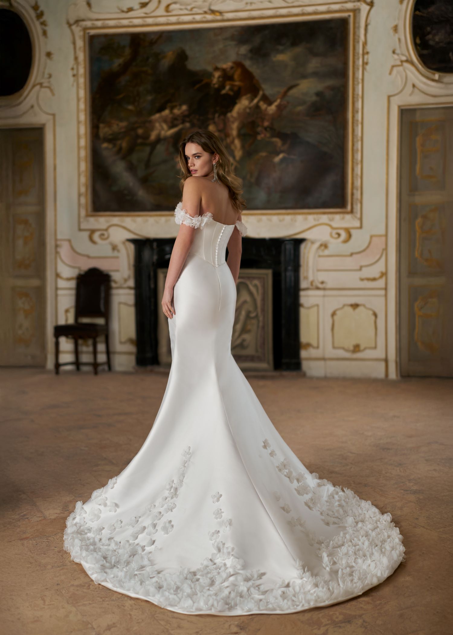 Hervé Paris Mix & Match Norma haut de mariée blanc court