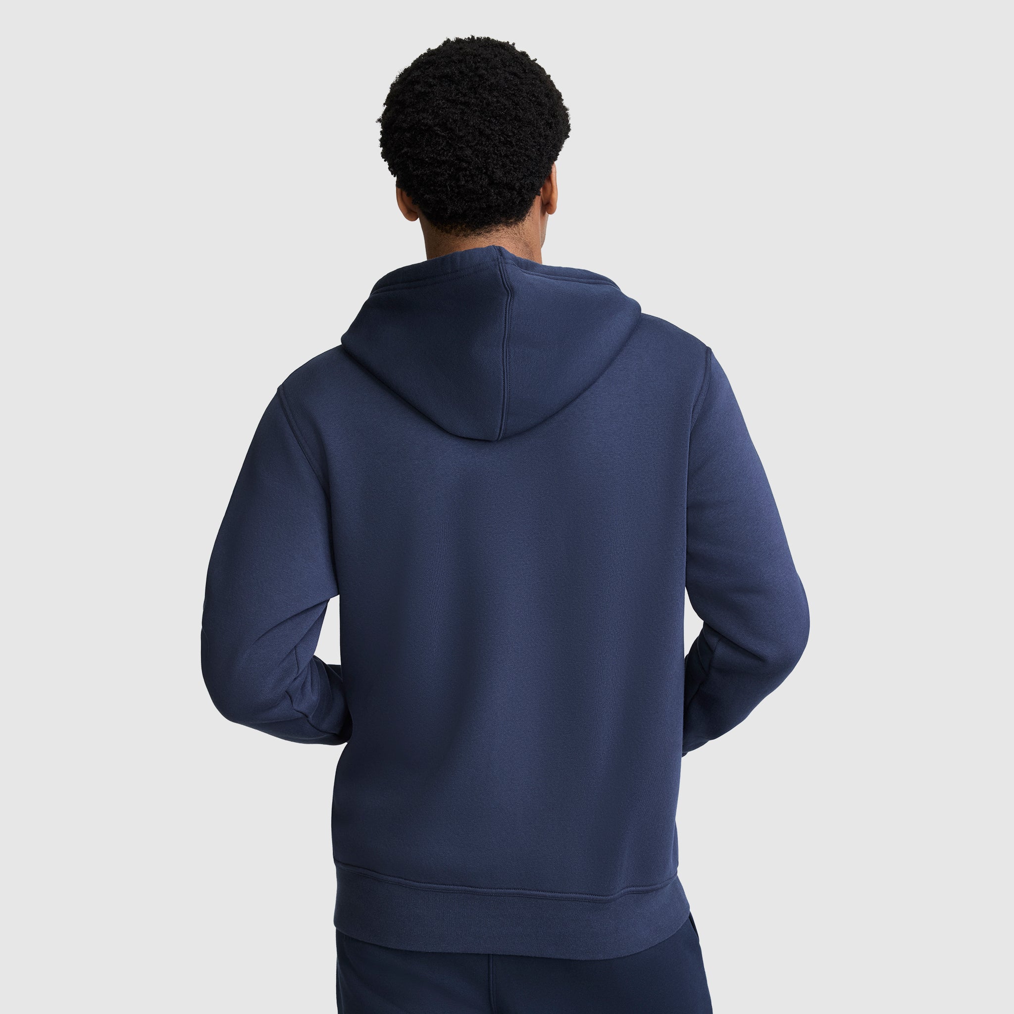 Champion Powerblend Full-Zip Hoodie sweat zippé Navy gratté