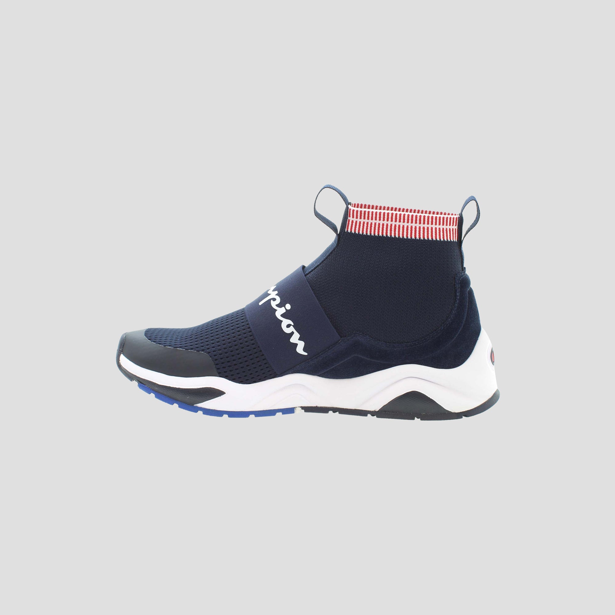 Champion Rally Pro Basket montante Homme Bleu Marine knit