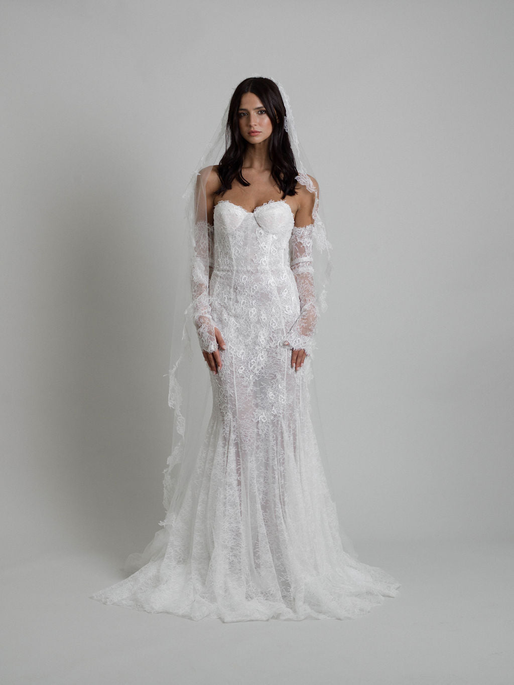 Rime Arodaky Bridal Infinity robe de mariée sirène dentelle