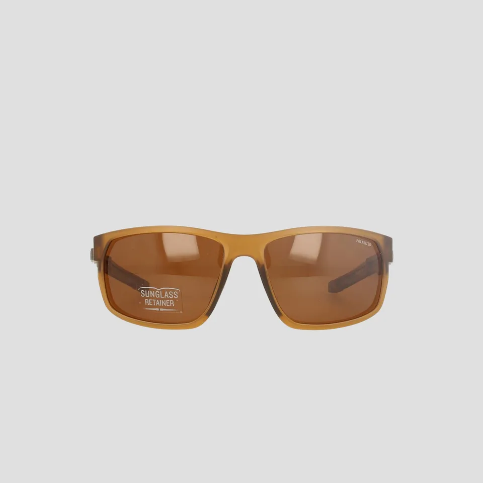 Champion Polarized Rectangle Retainer Wrap lunettes Trans Walnut
