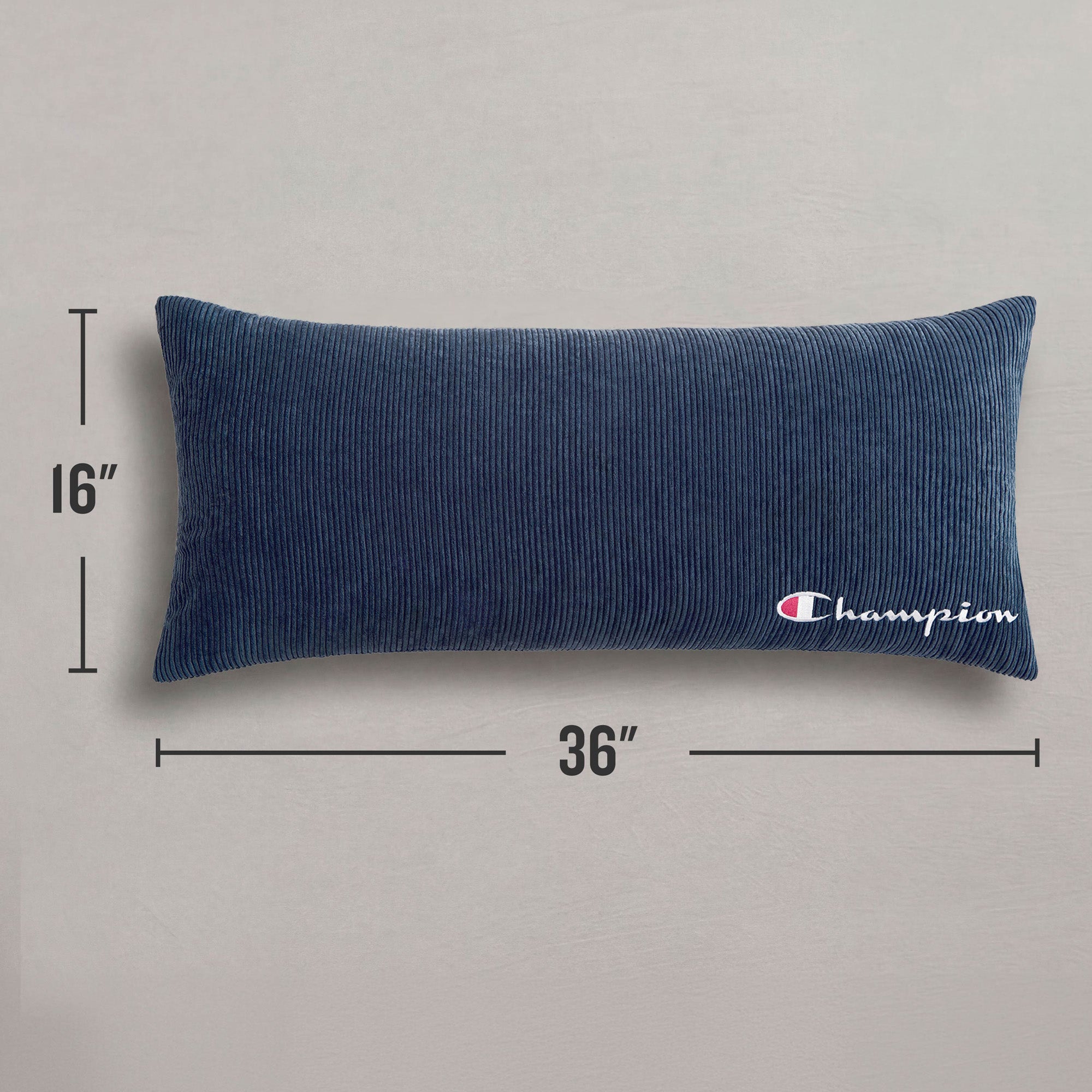 Champion Corduroy Traversin bleu marine 41x91 cm