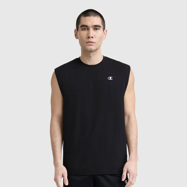 Champion Sport Crewneck Muscle Tee t-shirt noir homme