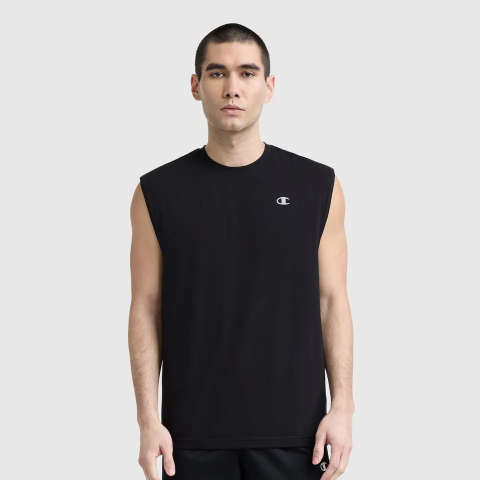 Champion Sport Crewneck Muscle Tee t-shirt noir homme