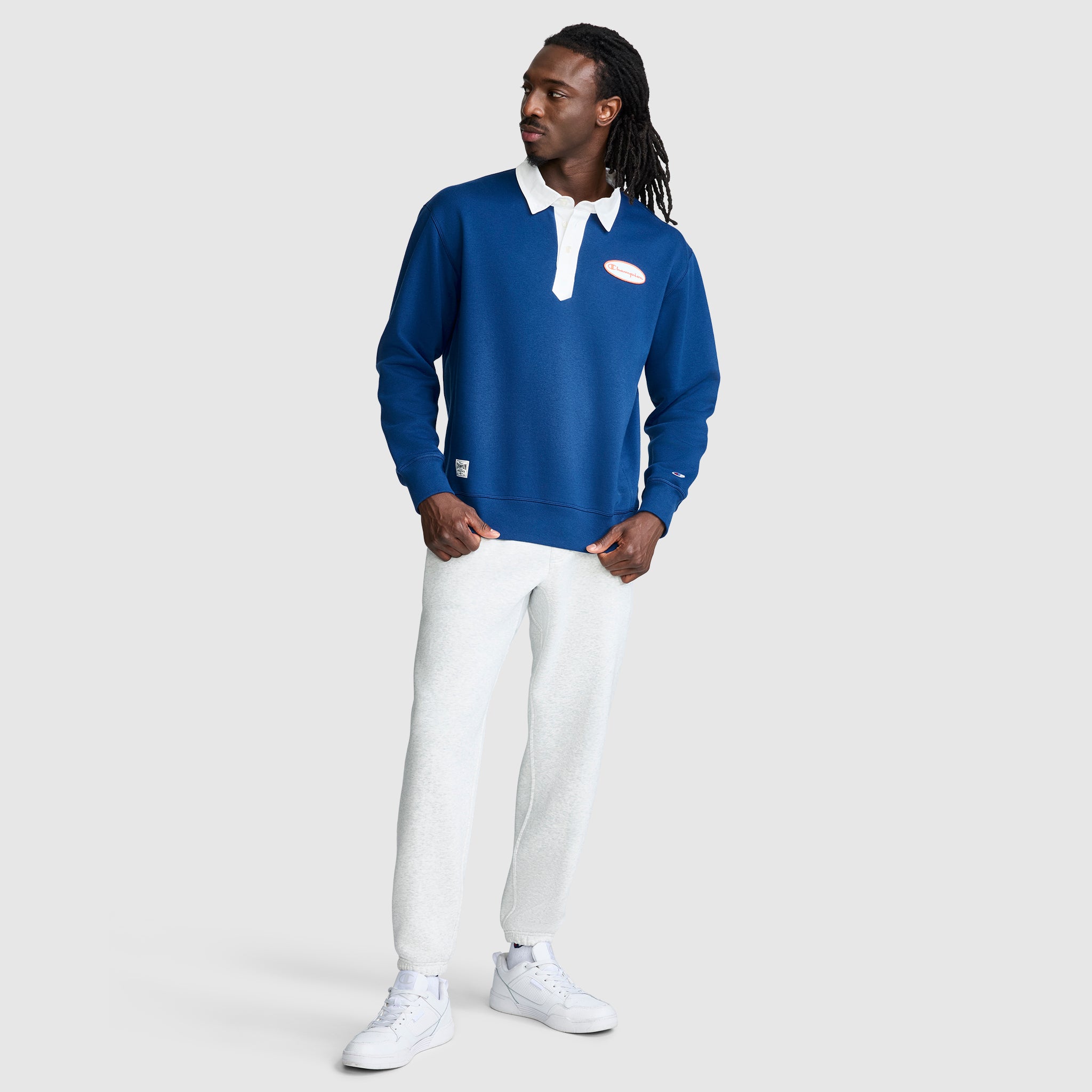 Champion Fleece Rugby sweat Estate Blue