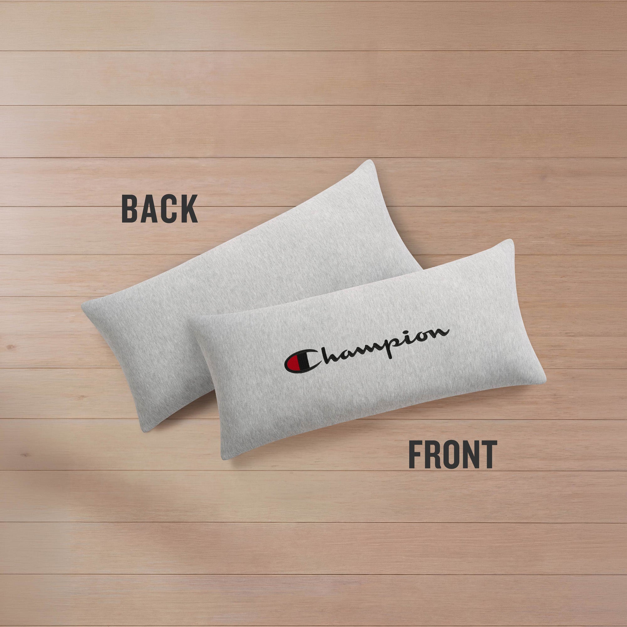 Champion Jersey traversin gris 40x91 cm polyester
