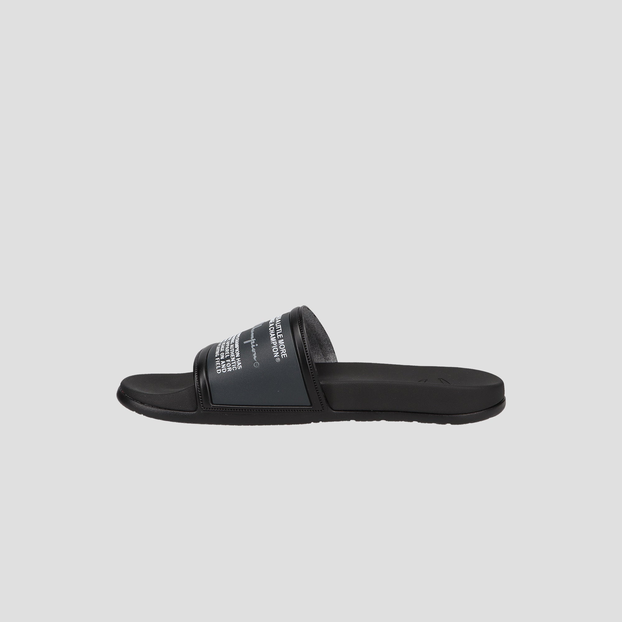 Champion IPO Squish Slide claquette Noir/Gris/Rouge