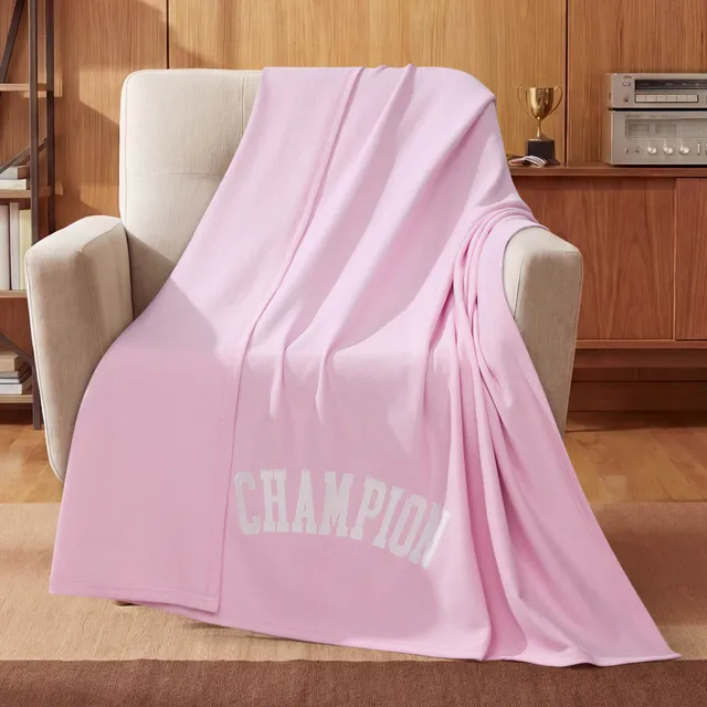 Champion Jersey Plaid Rose Polaire 50x70 Doux