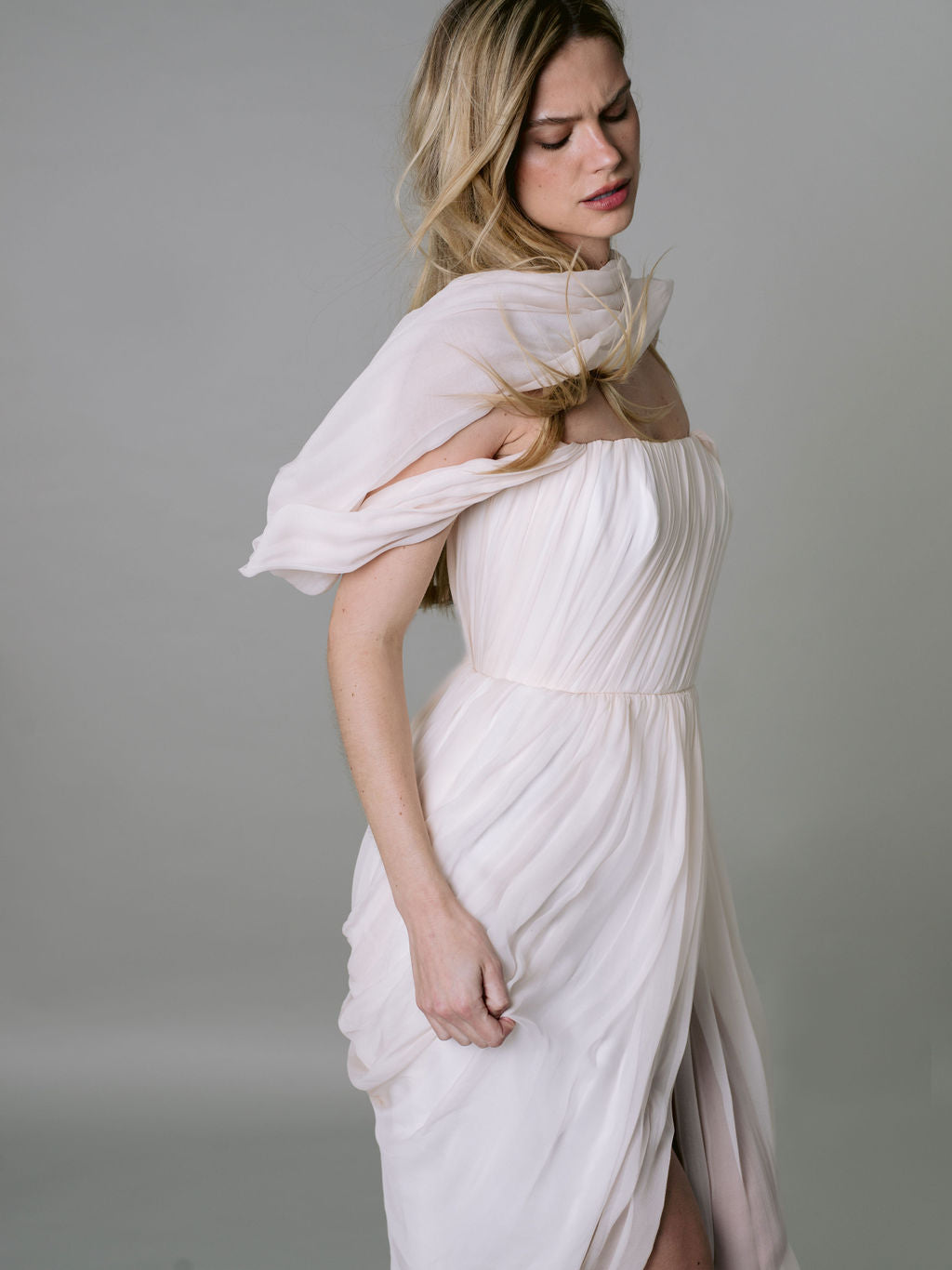 Rime Arodaky Bridal Georgie robe de mariée crêpe 36
