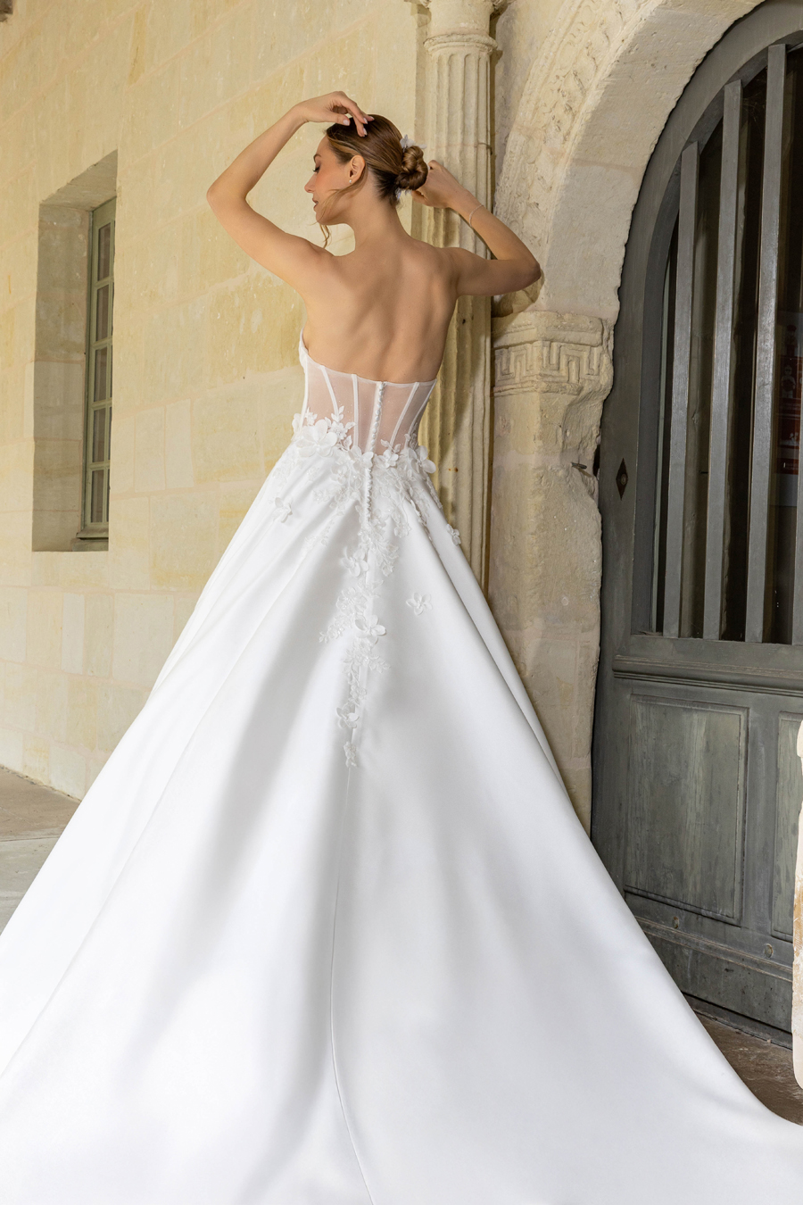 Le Jour de Notre Oui Elise robe de mariée dentelle coupe A