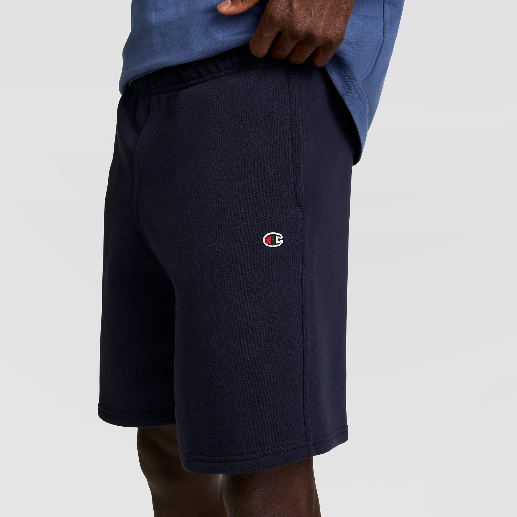 Champion Powerblend 10" Short molleton homme Bleu marine