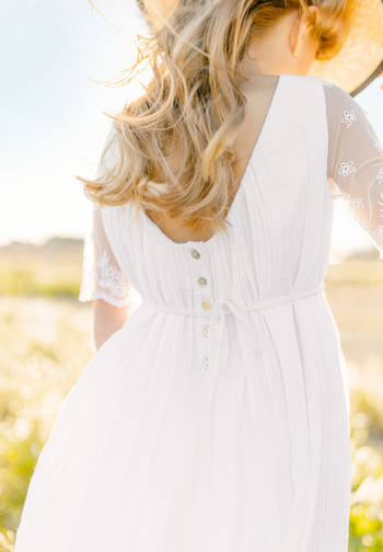 Le Jour de Notre Oui Thelma Blanc robe cortège enfant tulle