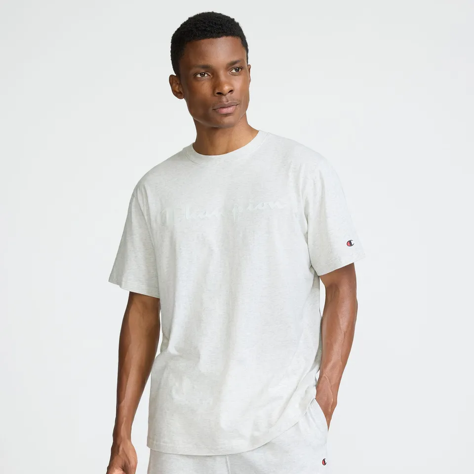 Champion Classic Graphic T-shirt homme gris chiné coton