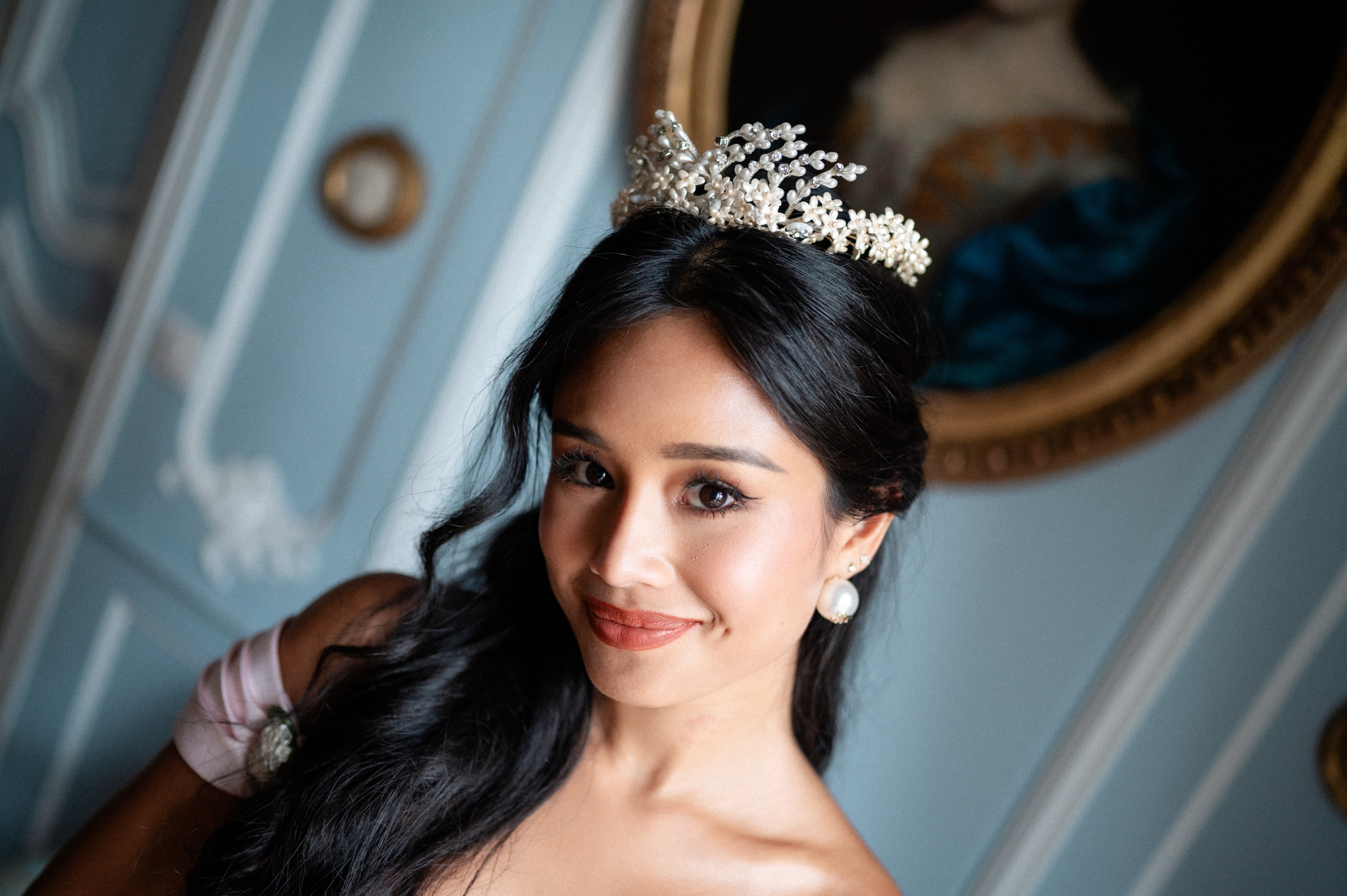 Solène Gisèle Les couronnes Cire et Strass couronne de mariée vintage