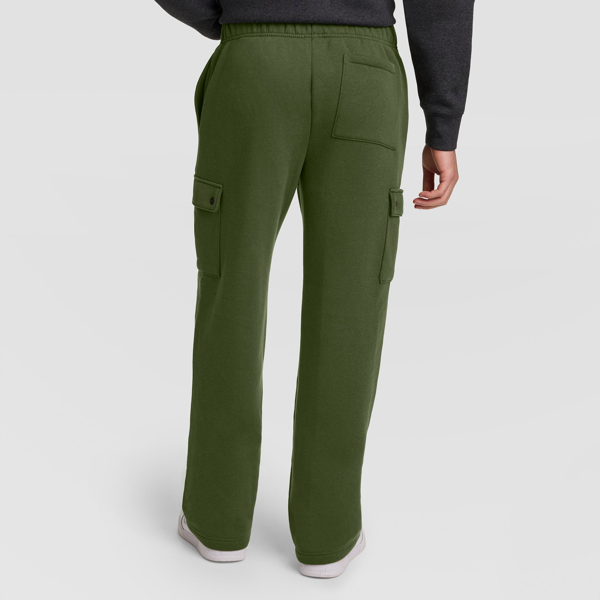 Champion Fleece Cargo pantalon molleton vert chive C Logo