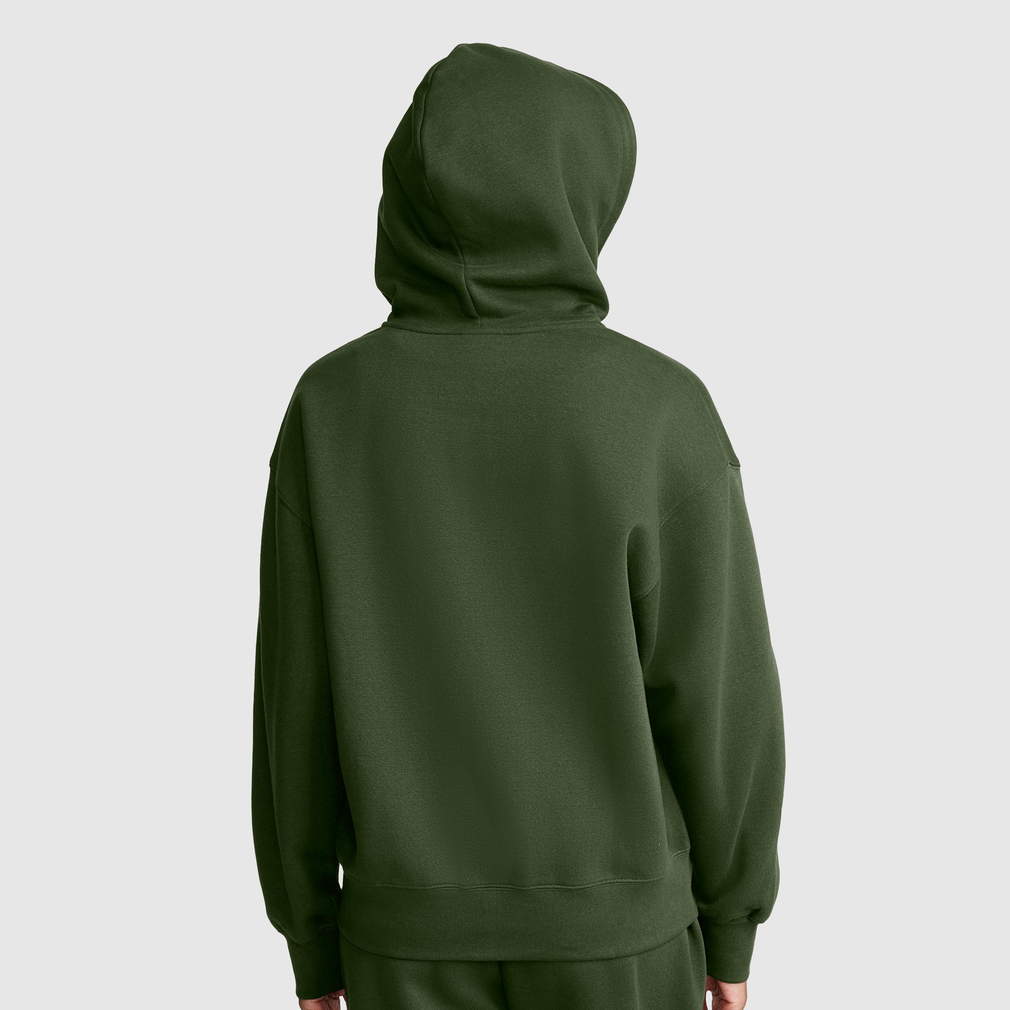 Champion Powerblend sweat zippé femme vert molleton