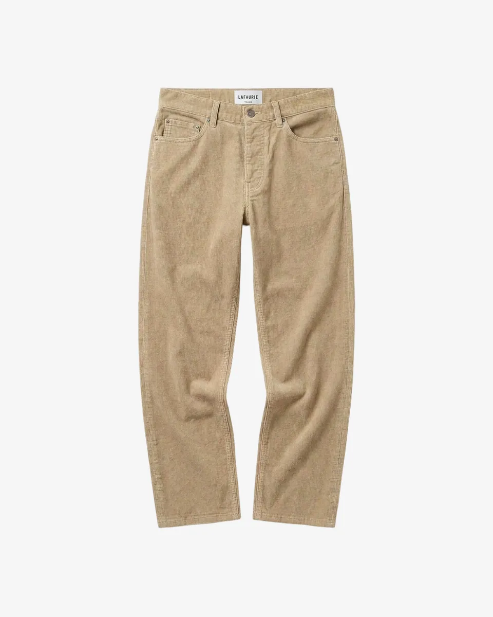 LAFAURIE Cassius pantalon beige pierre ajusté