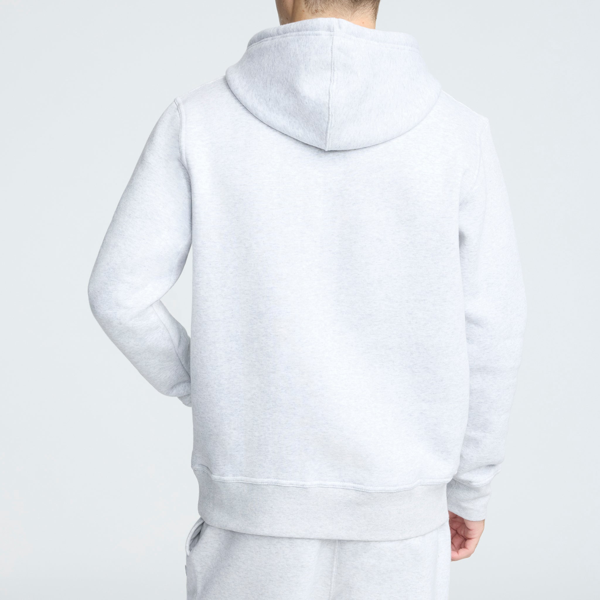 Champion Powerblend Hoodie C Logo sweat à capuche gris argent