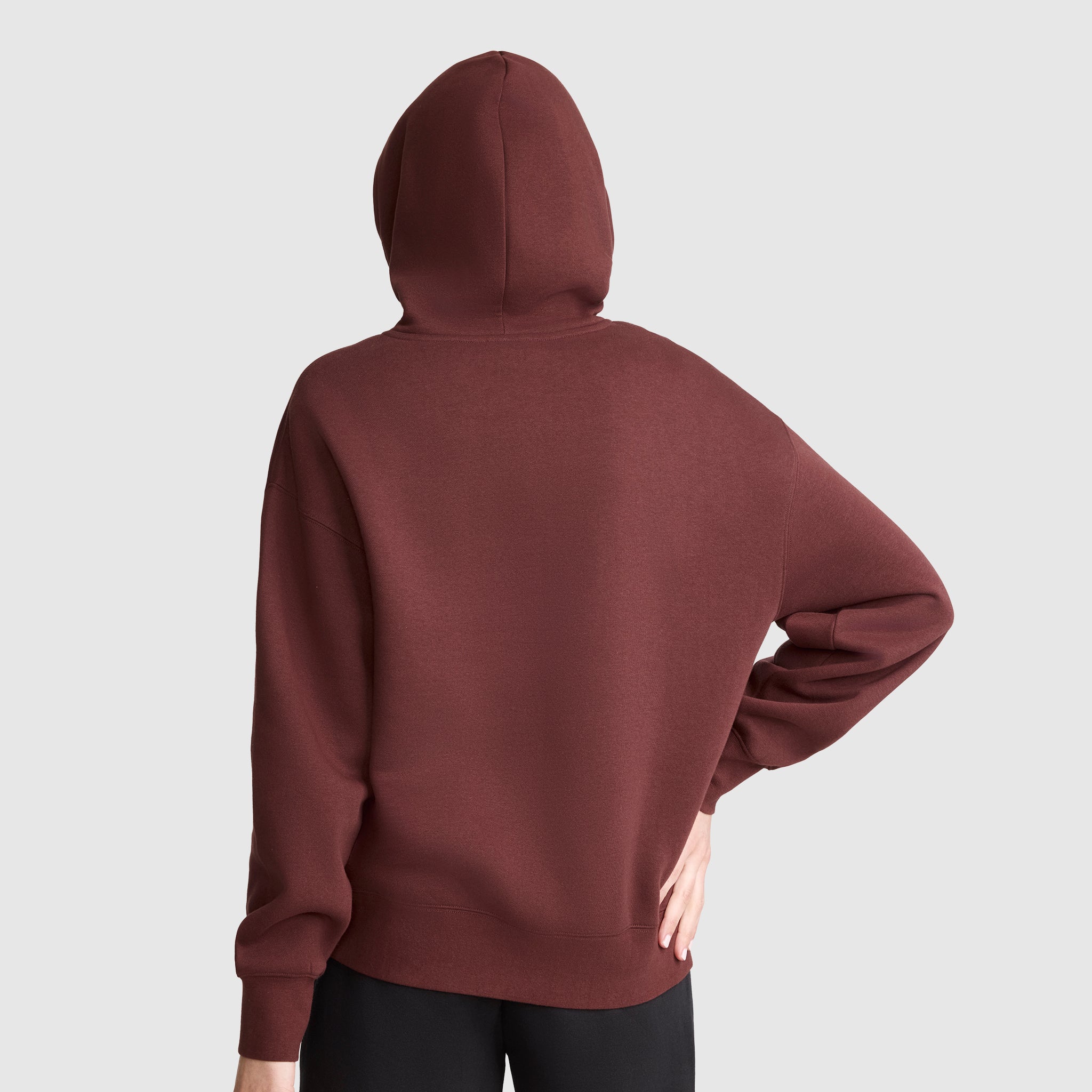 Champion Powerblend Tonal Script Freshman hoodie marron