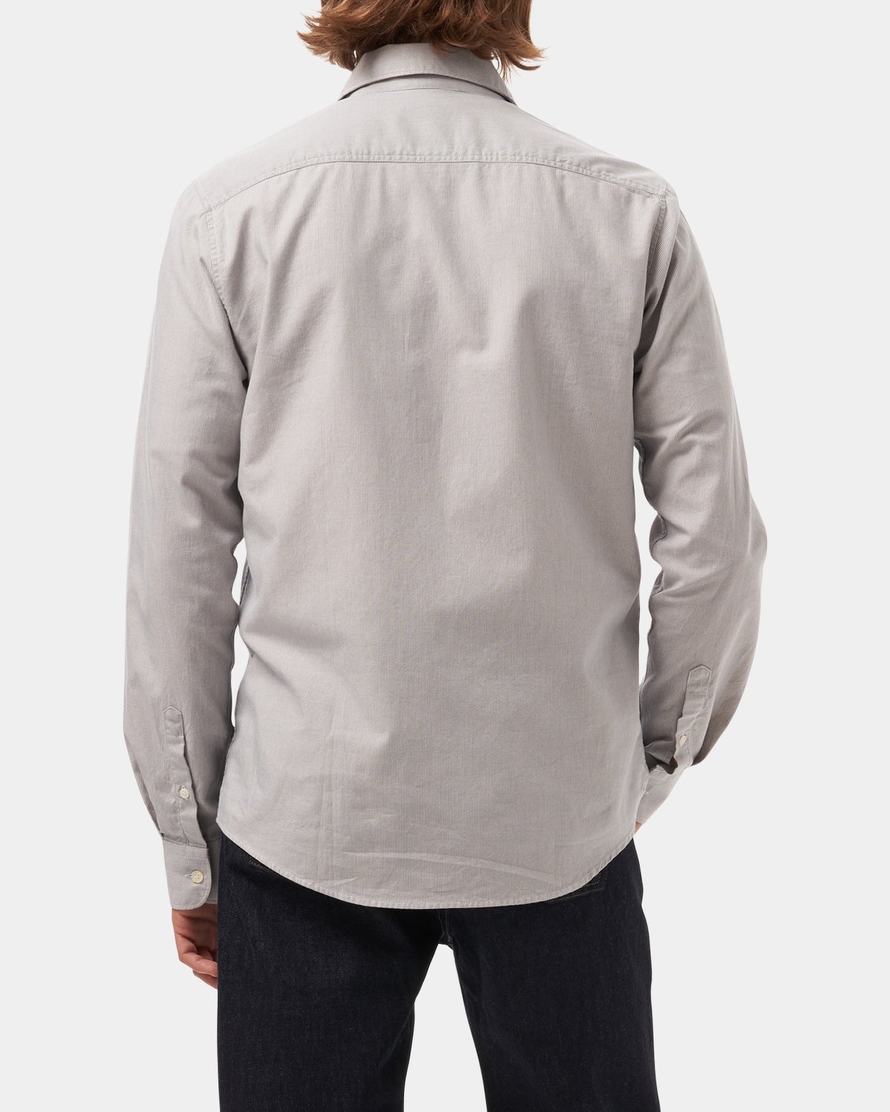 LAFAURIE DAUPHINE chemise azur écru coton bio rayée