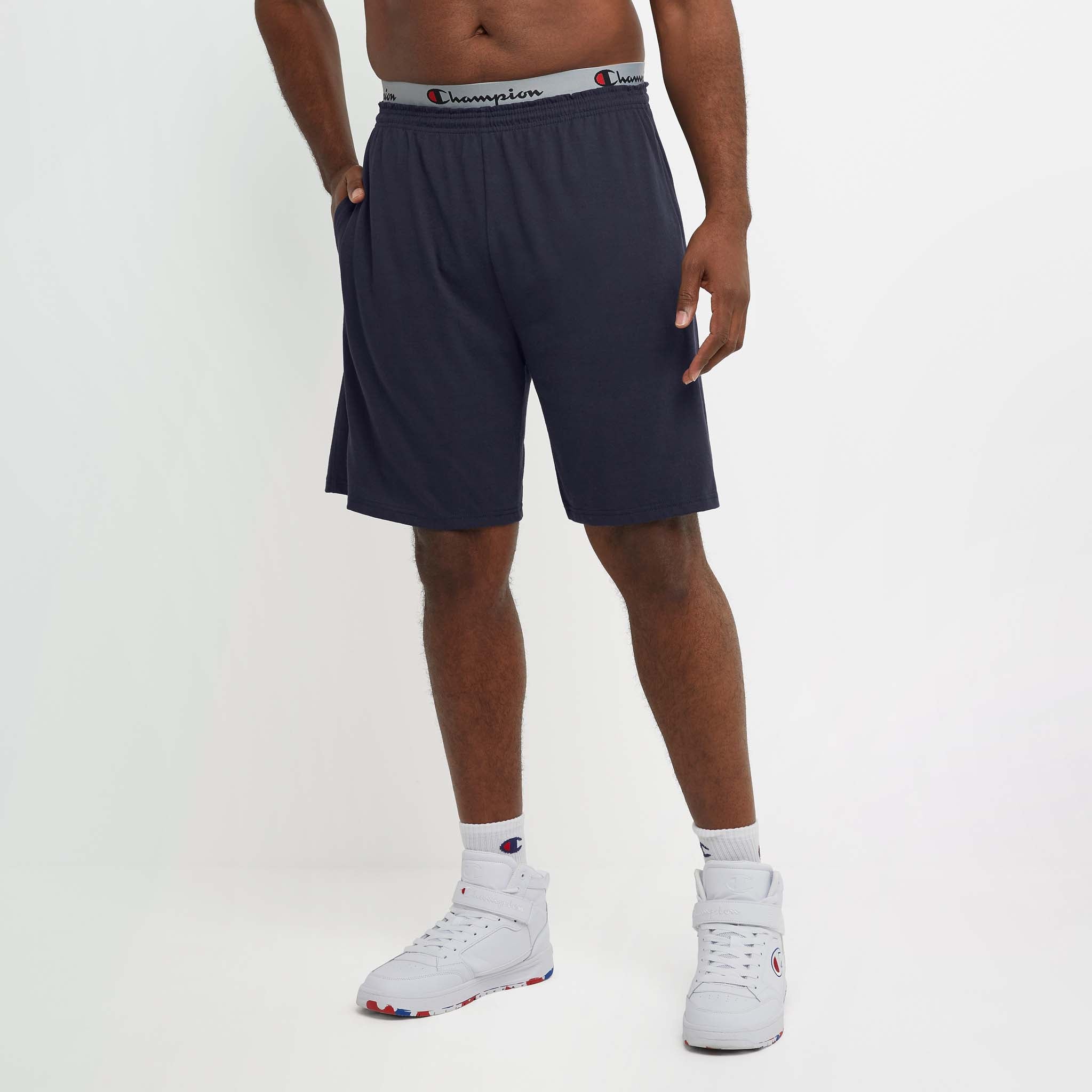 Champion Shorts 9" Lounge C Patch short bleu marine grande taille