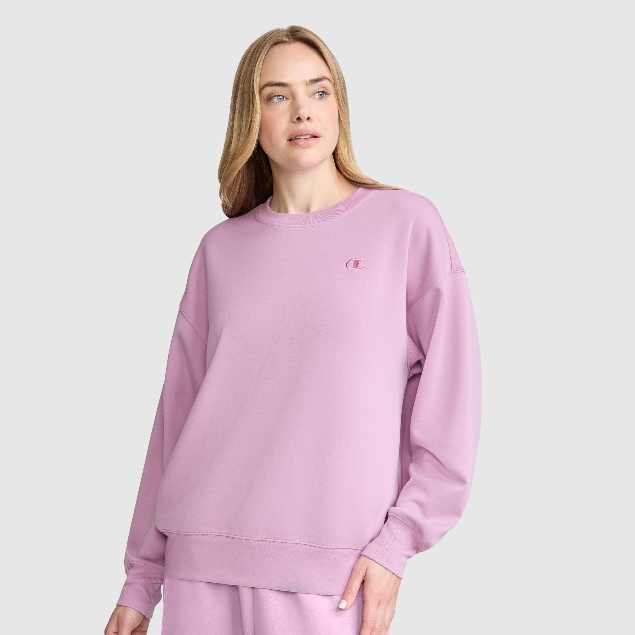 Champion Crewneck Pullover sweat violet Smoky Grape modal