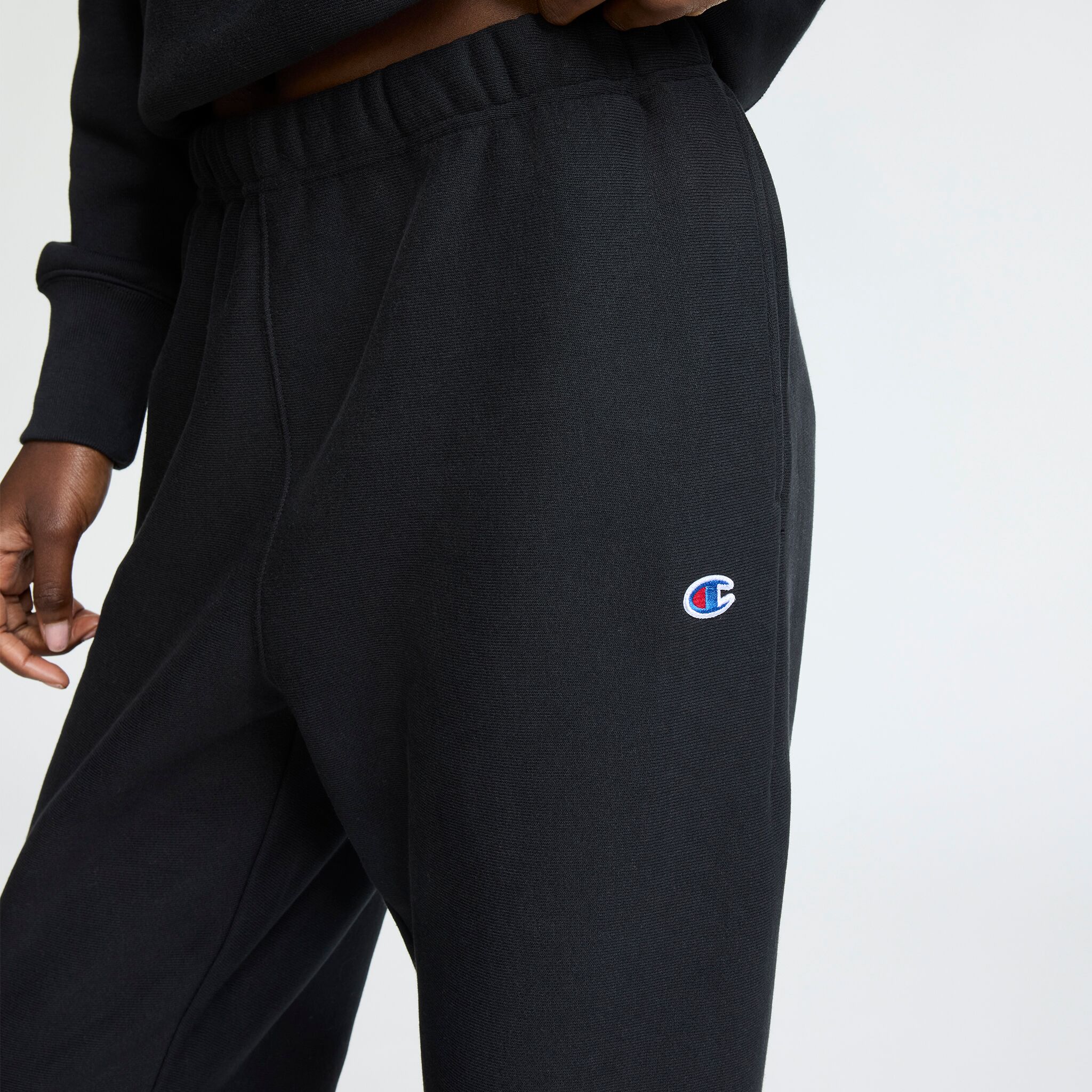 Champion Reverse Weave Cinched jogging noir Black resserré