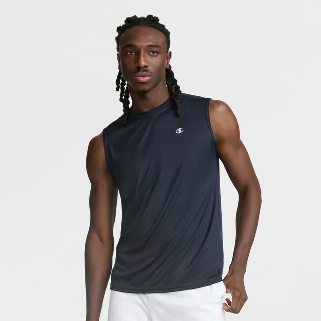 Champion Sport Muscle Tank débardeur homme bleu marine respirant
