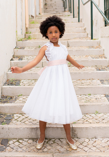 Le Jour de Notre Oui Scarlett tenue enfant blanche mariage