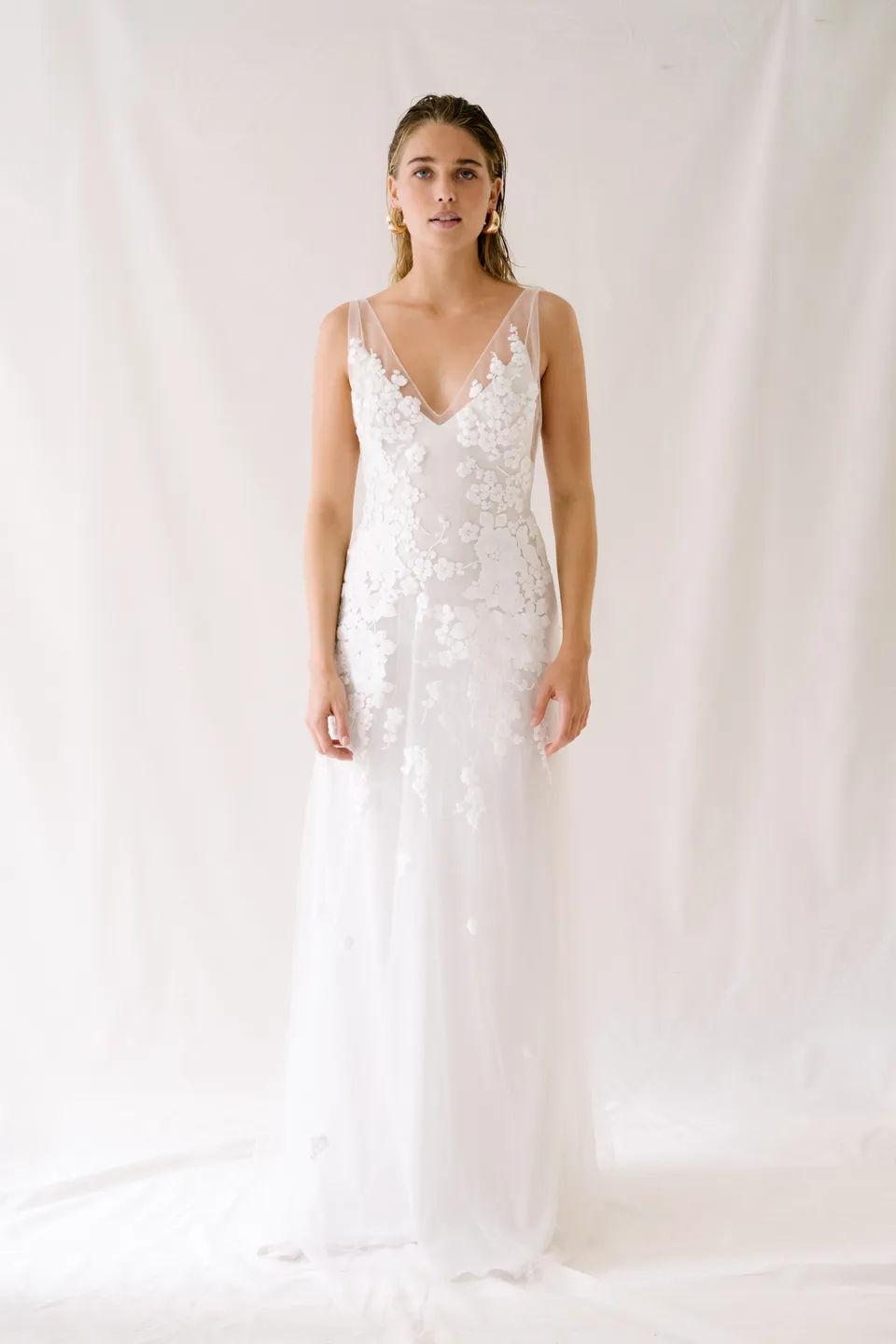 Maison Floret Sur-mesure Aksel robe tulle broderie italienne
