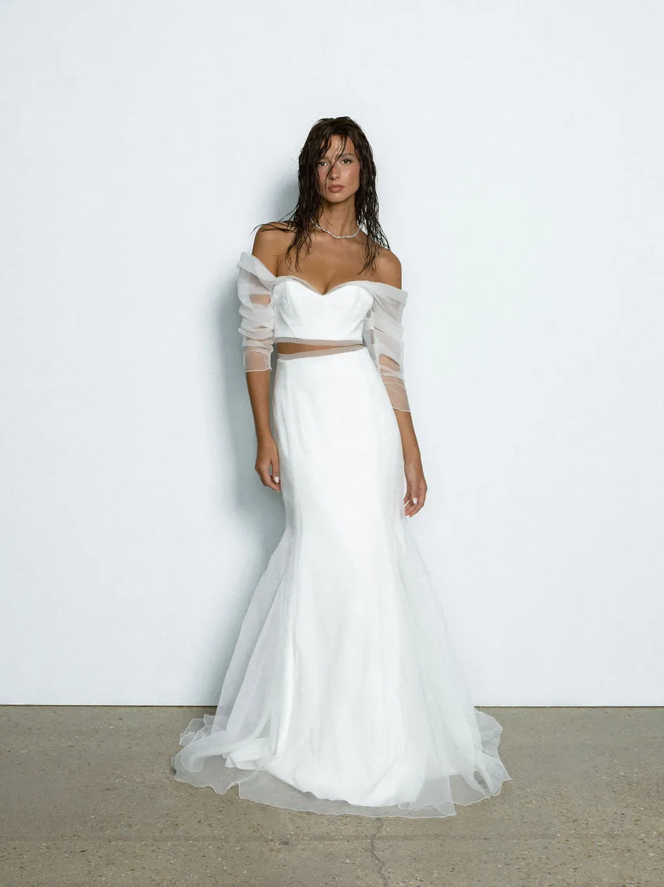 Rime Arodaky Bridal Electric Potion ensemble organza sirène